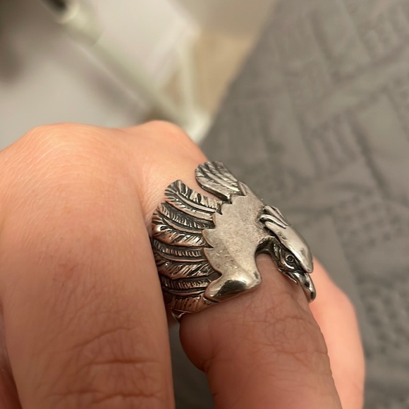 Biker Bird ring - Picture 1 of 5